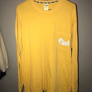 PINK long sleeve shirts